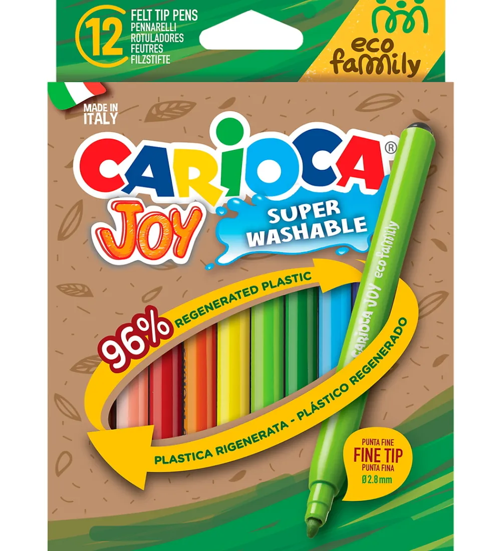 Carioca Tuscher Og Farver|Kreativ Leg|Tuscher - 12 stk.