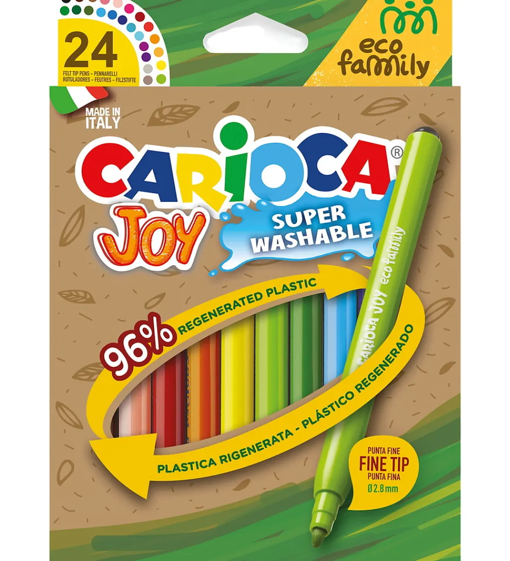 Carioca Tuscher Og Farver|Kreativ Leg|Tuscher - 24 stk.