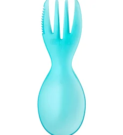 Børn Carl Oscar Børnebestik|Bestik - CUTElery - Turkis Transparent