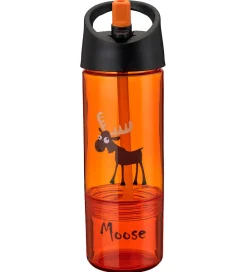 Carl Oscar Drikkedunke|Drikkedunke>Drikkedunk m. Sugerør - 2-i-1 - Orange m. Elg