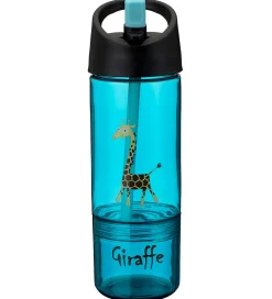 Carl Oscar Drikkedunke|Drikkedunke>Drikkedunk m. Sugerør - 2-i-1 - Turkis m. Giraf