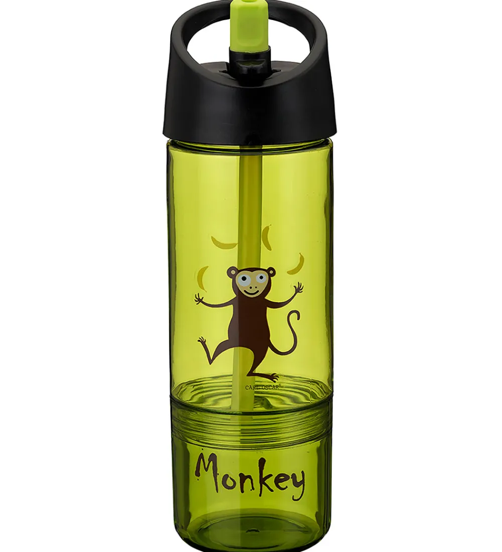 Carl Oscar Drikkedunke|Drikkedunke>Drikkedunk m. Sugerør - 2-i-1 - Lime m. Abe