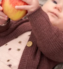 Børn CeLaVi Striktrøjer></noscript>Cardigan - Uld - Marron