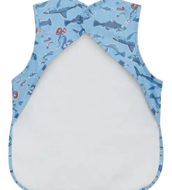 CeLaVi Forklæder|Forklæde - PU - Federal Blue m. Havdyr