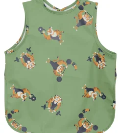 CeLaVi Forklæder>Forklæde - PU - Loden Frost m. Stærke Tigere