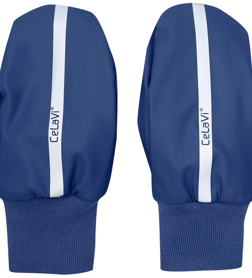 Børn CeLaVi Handsker Og Luffer>Luffer m. Vattering - PU - Oceania