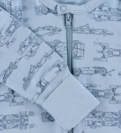 Børn CeLaVi Basis>Natdragt - AOP - Ashley Blue m. Recerbiler