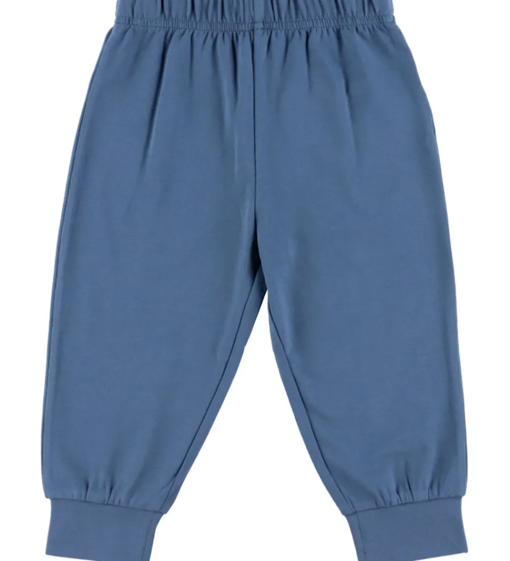 Børn CeLaVi Basis>Nattøj - 2-delt - Ashley Blue m. Racerbiler