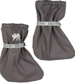 CeLaVi Overtrækssko|Overtrækssko m. Fleece - PU - Grå