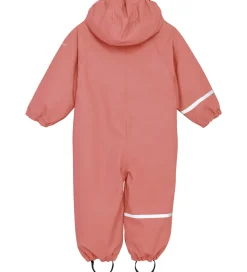 Børn CeLaVi Regntøj|Regndragt m. Fleece - PU - Brick Dust