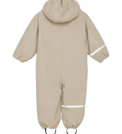 Børn CeLaVi Regntøj>Regndragt m. Fleece - PU - White Pepper