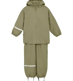 Børn CeLaVi Regntøj>Regntøj m. Seler/Fleece - Recycle PU - Overland Trek