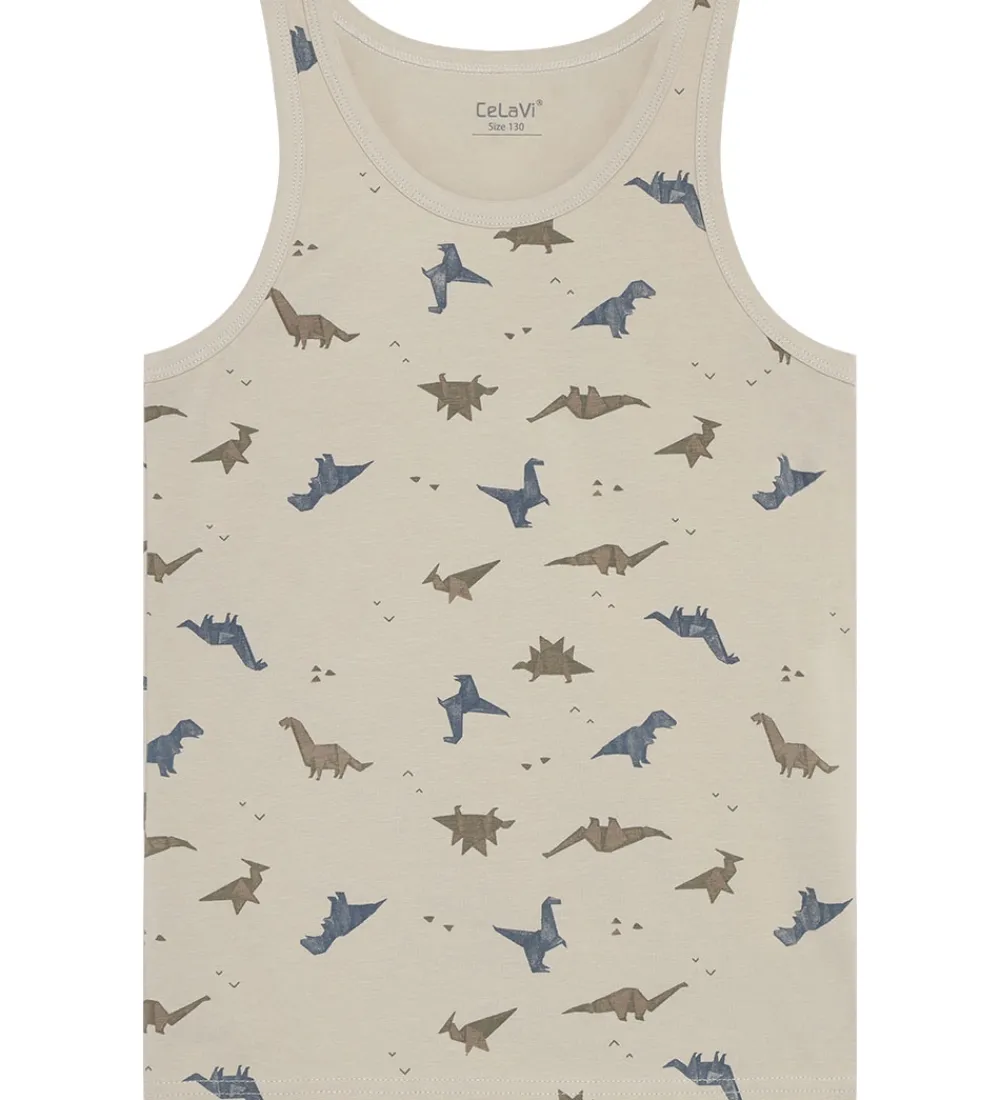 Børn CeLaVi Undertøj|Basis|Undertrøjer - 2-pak - Silver Lining