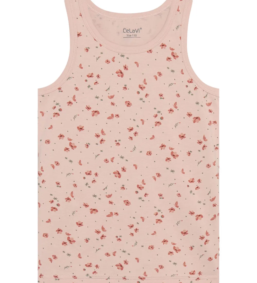 Børn CeLaVi Undertøj|Basis|Undertrøjer - 2-pak - Sepia Rose