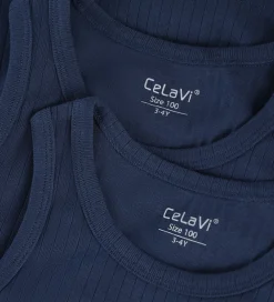 Børn CeLaVi Undertøj>Undertrøjer - Rib - 2-pak - Oceania