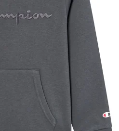 Børn Champion Hættetrøjer>Hættetrøje - Forged Steel Grey