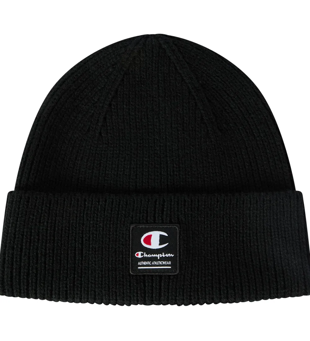 Børn Champion Huer Og Hatte>Hue - Strik - Black Beauty