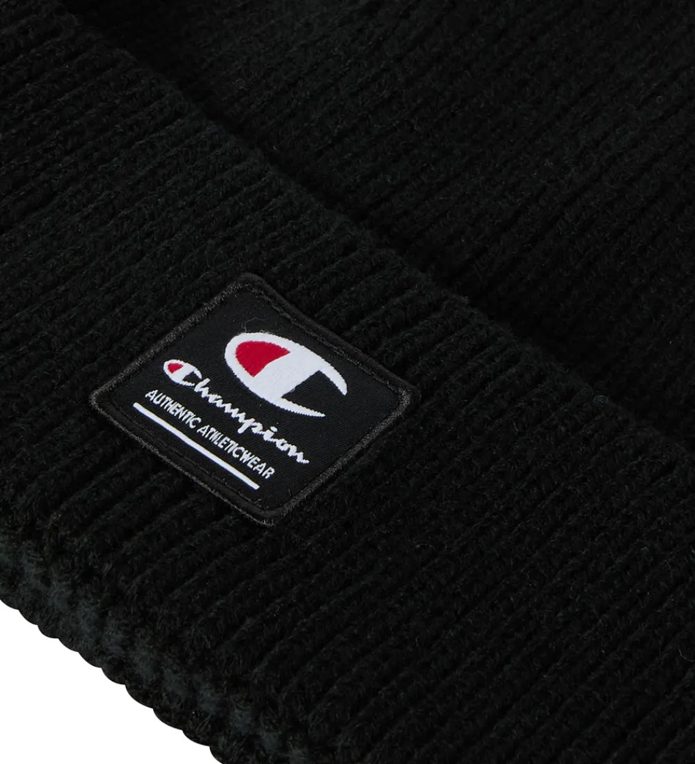 Børn Champion Huer Og Hatte>Hue - Strik - Black Beauty