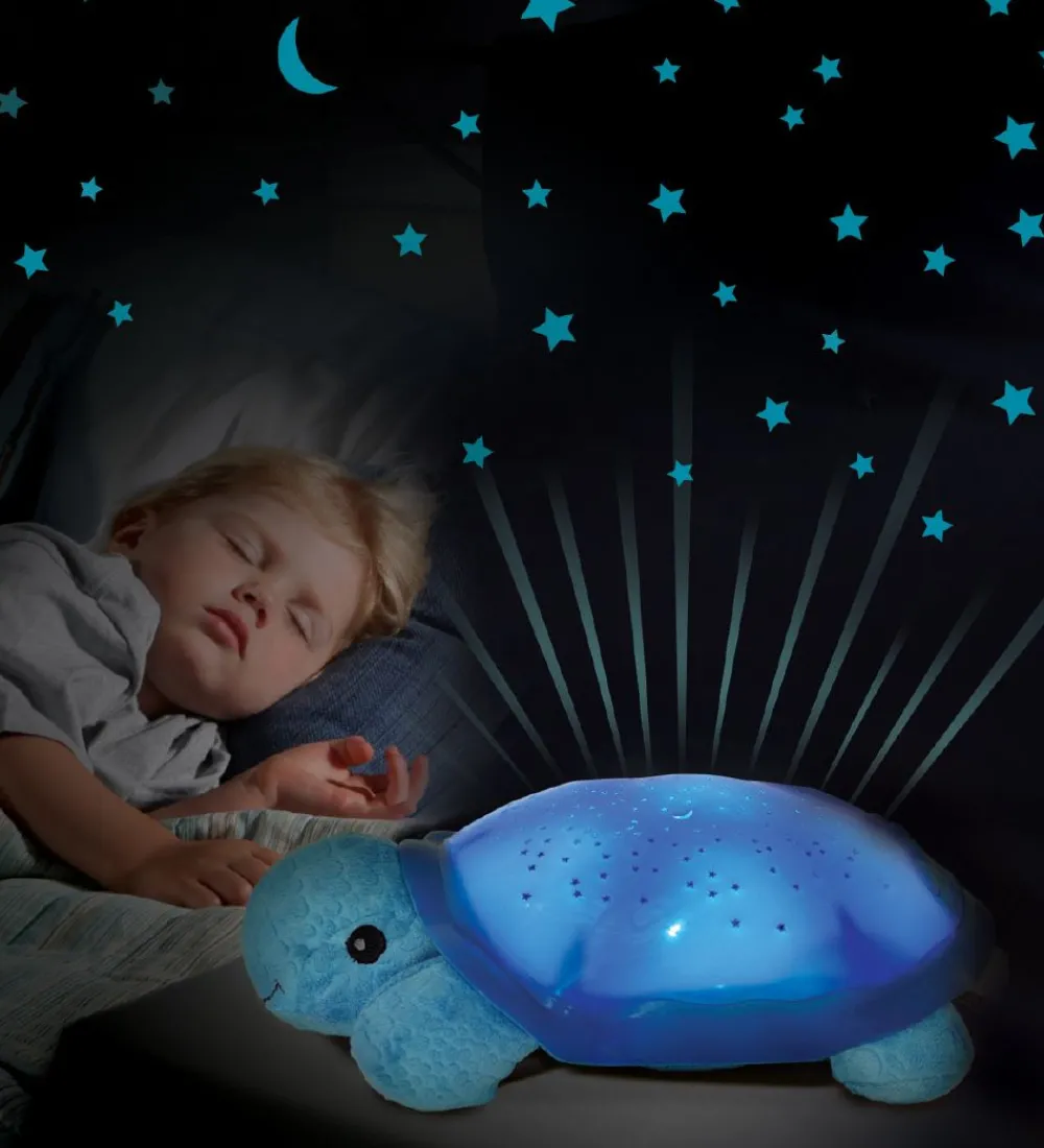 Cloud-B Fritstående Lamper|Natlampe - Twilight - 30 cm - Blå Skildpadde
