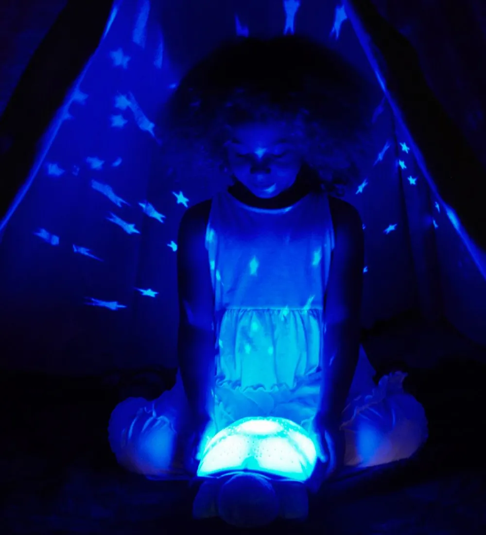 Cloud-B Fritstående Lamper|Natlampe - Twilight - 30 cm - Blå Skildpadde