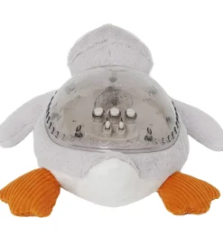 Cloud-B Natlamper|Lamper>Natlampe m. Lyd - Tranquil Penquin - 30 cm - Grå