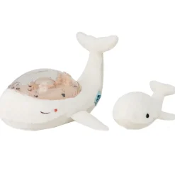 Cloud-B Natlamper|Lamper|Natlampe m. Lyd - Tranquil Whale m. Unge - 30x28x13 cm -