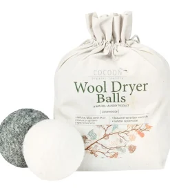 Cocoon Company Plejeprodukter>Vaskebolde - Uld - 4-pak - Grå/Hvid