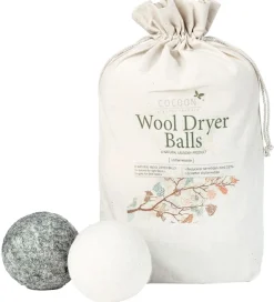 Cocoon Company Plejeprodukter|Vaskebolde - Uld - 6-pak - Grå/Hvid