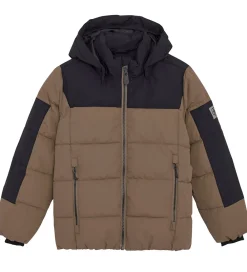 Børn Color Kids Overgangsjakker|Dunjakker Og Dynejakker>Dynejakke - Fossil