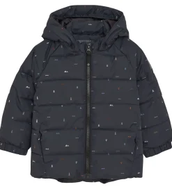 Børn Color Kids Overgangsjakker|Dunjakker Og Dynejakker|Dynejakke - Phantom m. Print