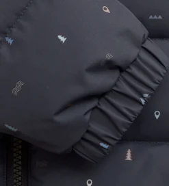 Børn Color Kids Overgangsjakker|Dunjakker Og Dynejakker|Dynejakke - Phantom m. Print