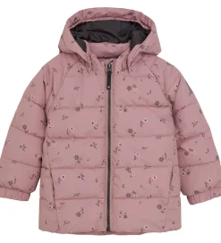 Børn Color Kids Overgangsjakker|Dunjakker Og Dynejakker>Dynejakke - Woodrose m. Blomster