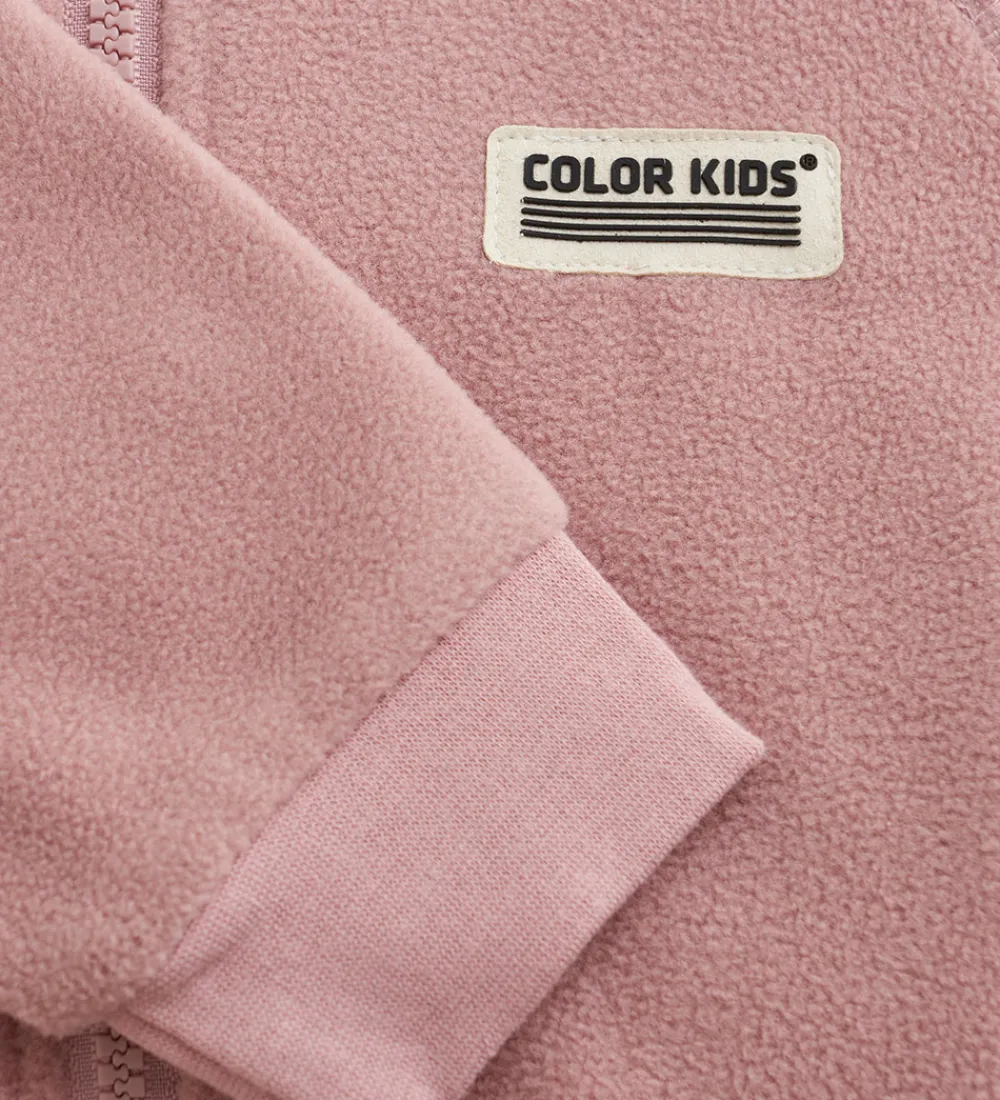 Børn Color Kids Fleece|Fleecedragt - Woodrose
