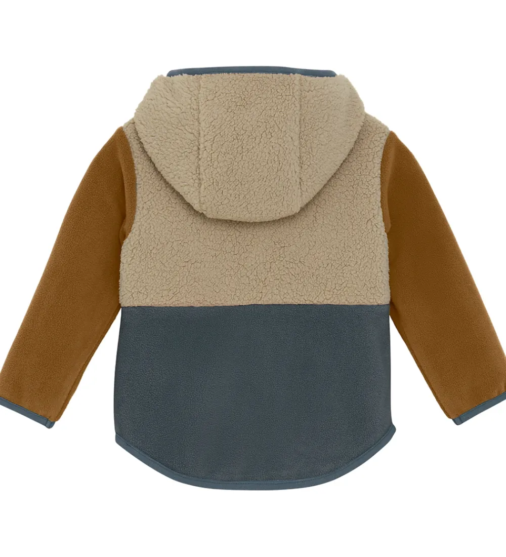 Børn Color Kids Fleece|Fleecejakke - Baby Teddy - Stormy Weather