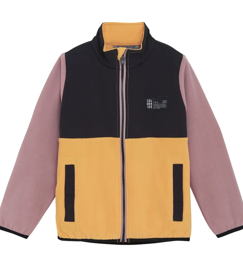 Børn Color Kids Fleece|Fleecejakke - Chamois