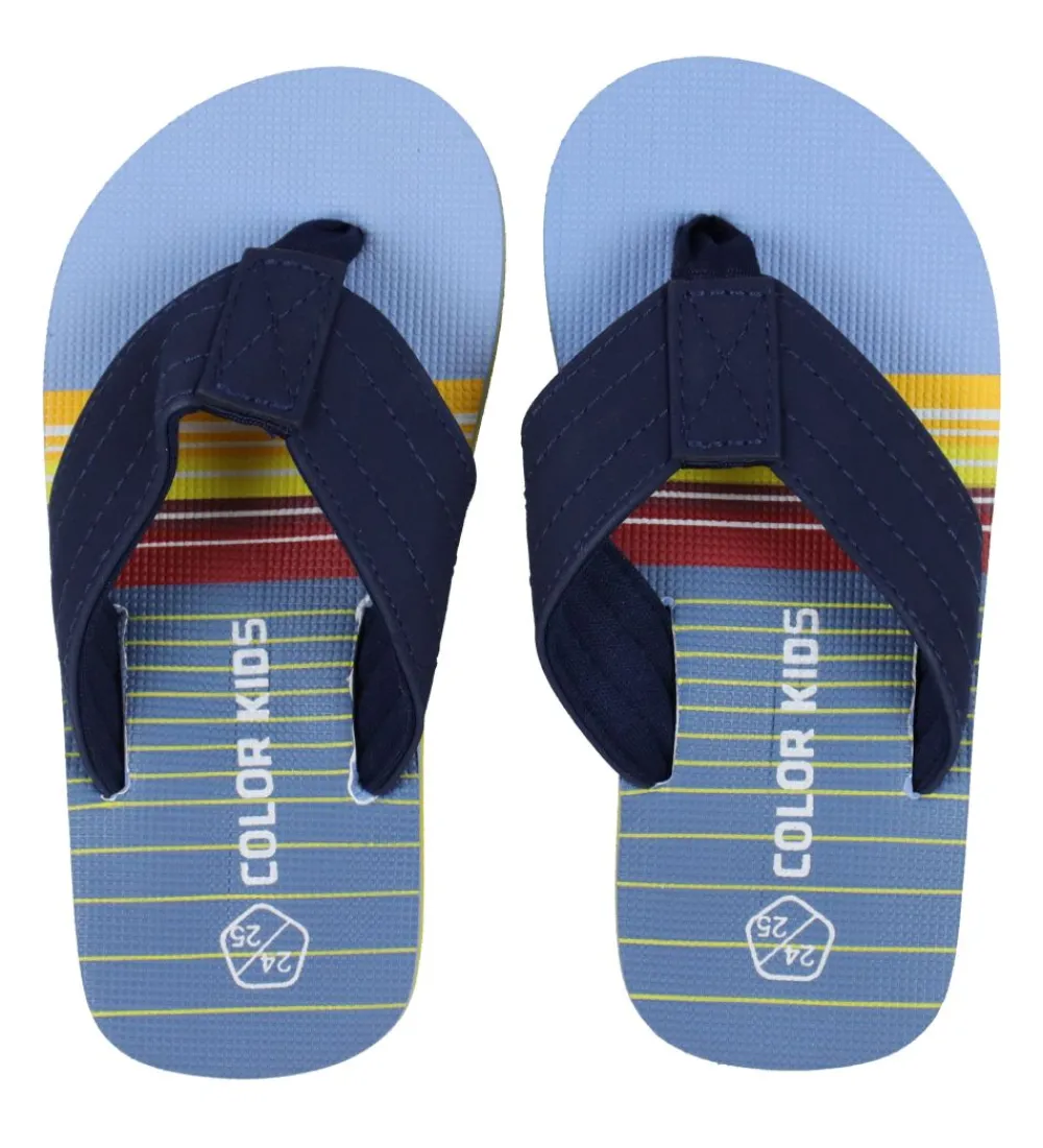 Color Kids Klipklappere>Klipklapper - Flip Flops - Cerulean