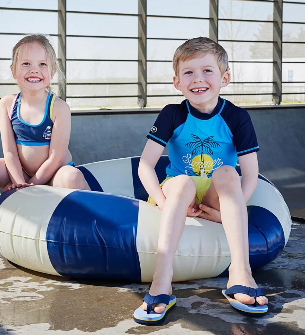 Color Kids Klipklappere>Klipklapper - Flip Flops - Cerulean