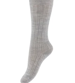 Børn Condor Strømper|Basis>Strømper - Rib - Uld - Lead