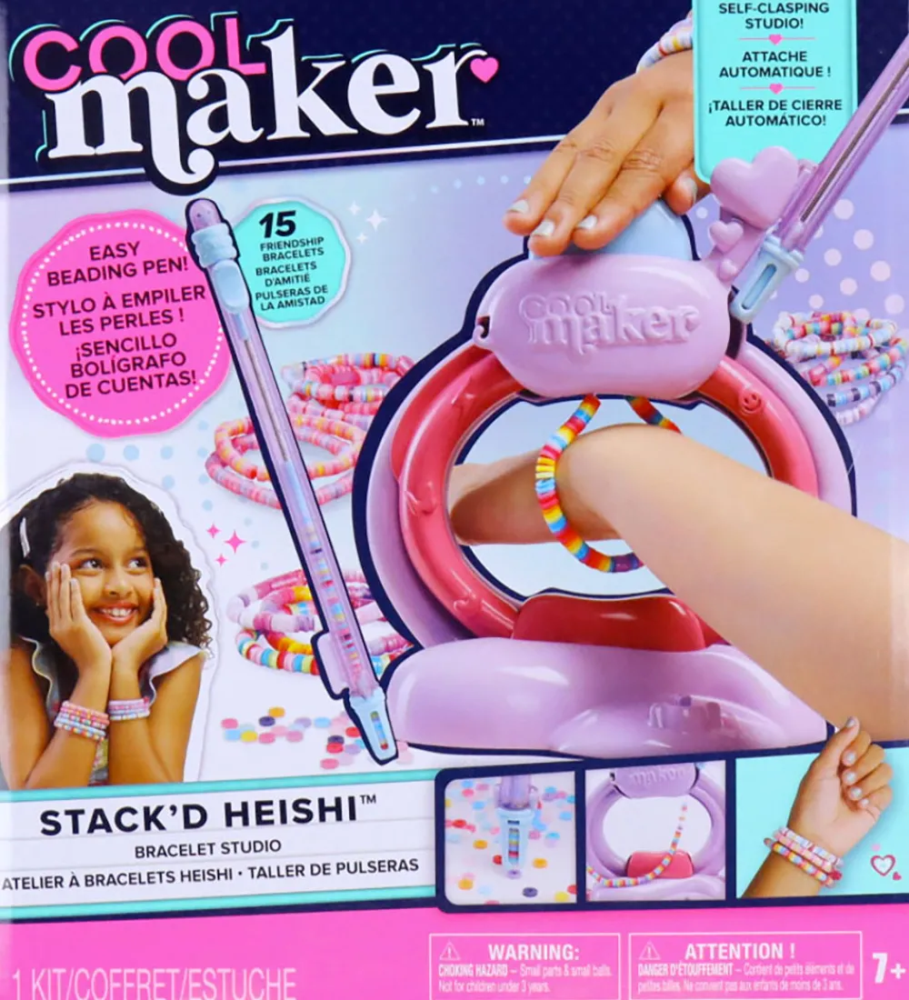 Cool Maker Kreasæt>Smykkesæt - Stack'd Heishi Bracelet Studio