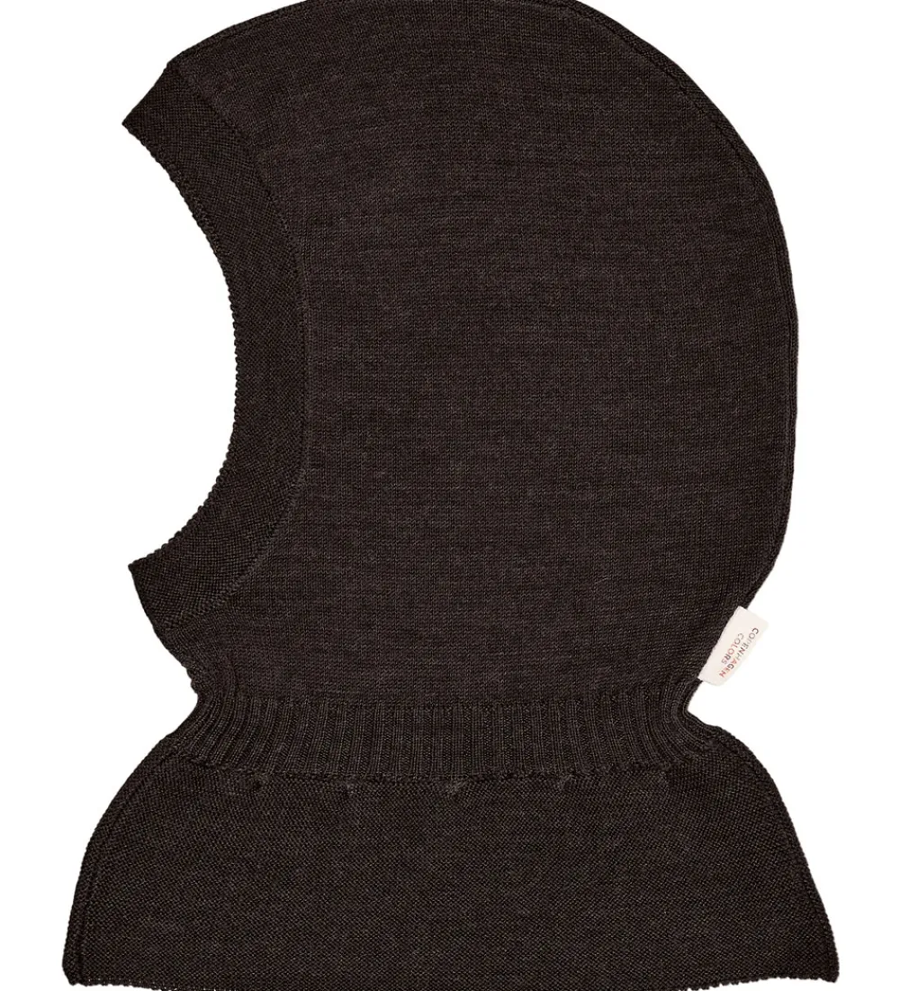 Børn Copenhagen Colors Elefanthuer>Elefanthue - Strik - Uld - 1-lags - DK Brown