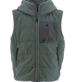 Børn C.P. Company Veste|Dunveste Og Dyneveste|Dynevest - Green Bay m. Solbriller