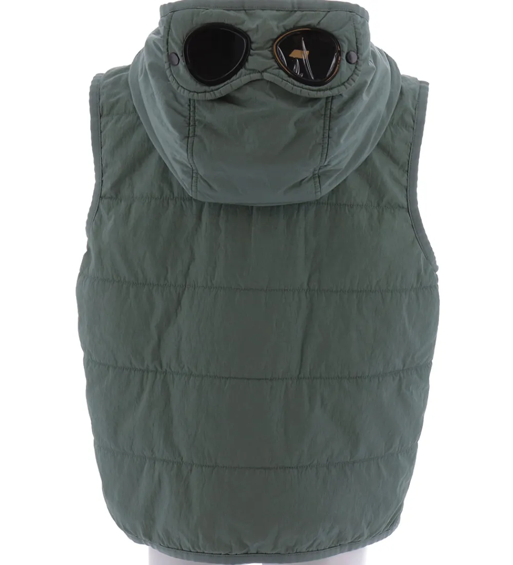 Børn C.P. Company Veste|Dunveste Og Dyneveste|Dynevest - Green Bay m. Solbriller