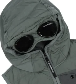 Børn C.P. Company Veste|Dunveste Og Dyneveste|Dynevest - Green Bay m. Solbriller