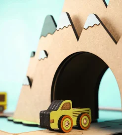 Crateit Trælegetøj></noscript>Kreasæt - Town - Træ - Rundt Om Bjerget - 31 Del