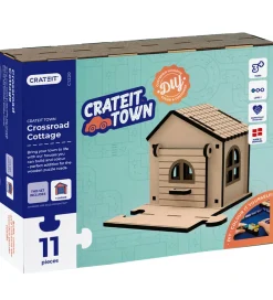 Crateit Trælegetøj>Kreasæt - Town - Træ - Crossroad Cottage - 11 De