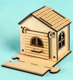 Crateit Trælegetøj>Kreasæt - Town - Træ - Crossroad Cottage - 11 De