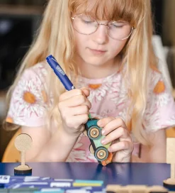 Crateit Trælegetøj|Kreasæt - Town - Træ - Rundkørsel - 28 Dele