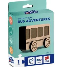 Crateit Trælegetøj|Kreasæt - Town - Træ - Bus Adventures