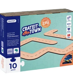 Crateit Trælegetøj>Kreasæt - Town - Træ - Adventure Track Extension