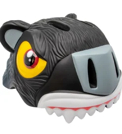 Crazy Safety Cykelhjelme|Cykelhjelme|Cykelhjelm m. Lys - Panther - Sort